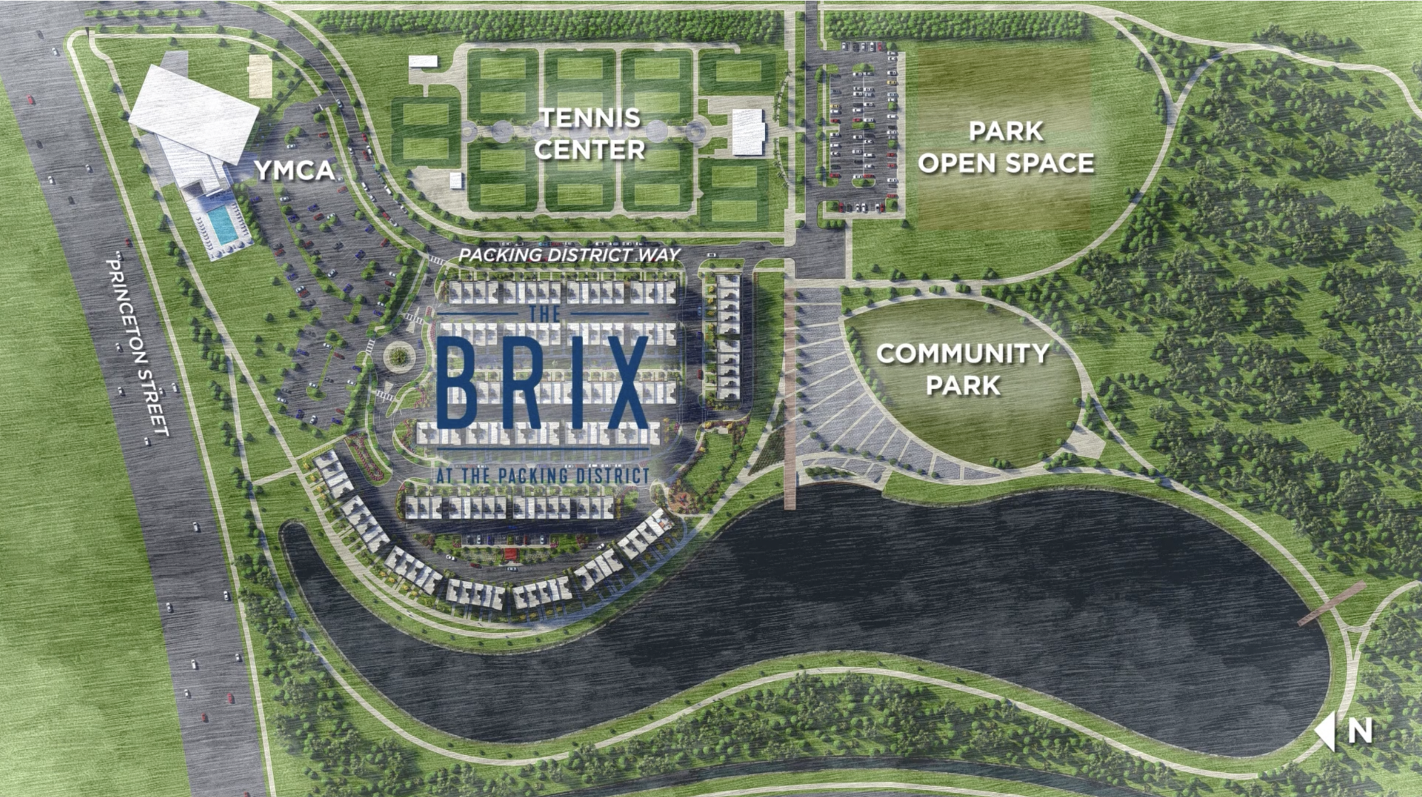 Illustrated plan for The Brix